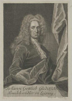 Bildnis des Johann Gottlieb Gleditsch