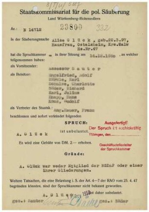 Glück, Alice