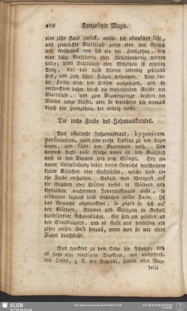 Die rothe Farbe des Johanniskrautes