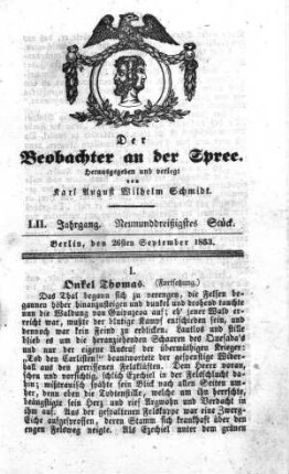 39. Stück, 26. September 1853