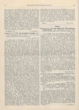 123-124 [Rezension] Lueken, Wilh., Die zehn Gebote in Predigten