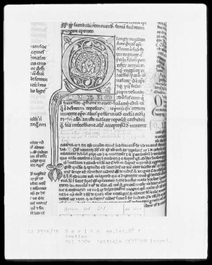 Gratian — Initiale Q(uidam longa), Folio 100verso