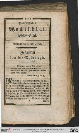 Hamburgisches Wochenblat