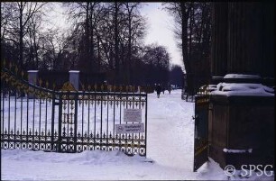 Potsdam, Park Sanssouci, Östlicher Lustgarten, Bereich zwischen Neptungrotte und Obelisk.