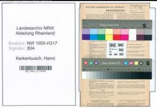 Entnazifizierung Hanni Kerkenbusch , geb. 30.03.1915 (Hausfrau)