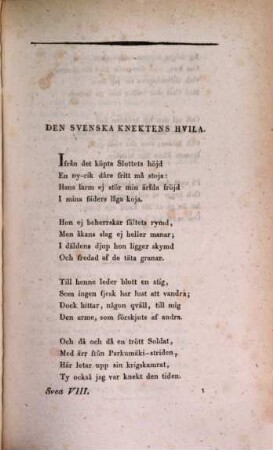 Svea : nordisk tidskrift för vetenskap och konst. 8. 1825