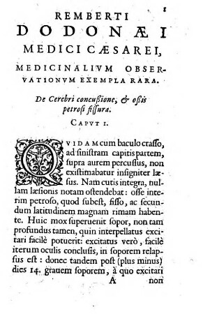 Medicinalium observationum exempla rara ...