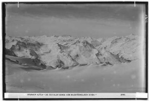 Stubaier Alpen. die Ötztaler Berge vom Bildstöckeljoch (3138 Meter)
