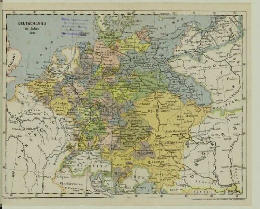 Deutschland im Jahre 1792