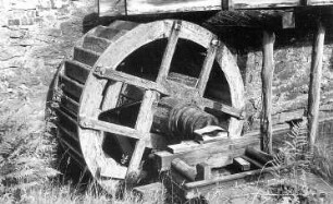Wittichenau. Schowtschickmühle, Wasserrad