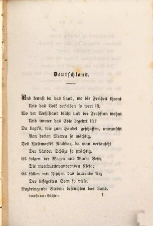 Deutsches Landsturm-Büchlein : Patriotische Lieder