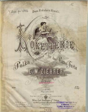 Koketterie : Polka française ; für d. Piano-Forte ; op. 131