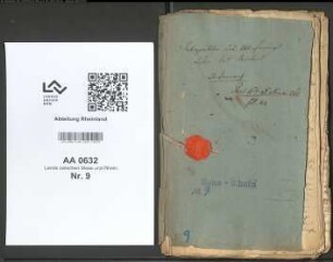 Lastenverteilung und Ablieferungslisten des Kantons Andernach (Kriegslieferungen)