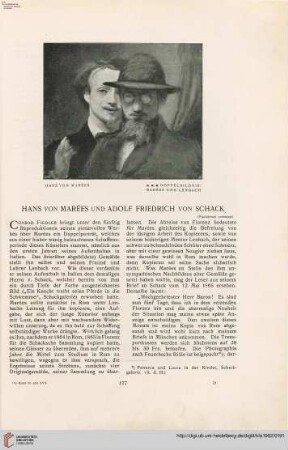 17: Hans von Marées und Adolf Friedrich Schack