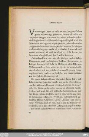 Erwartung