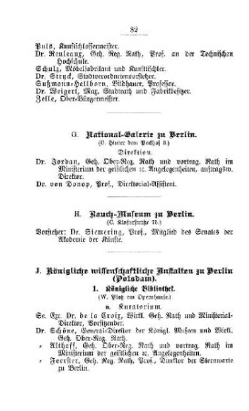 National-Galerie zu Berlin