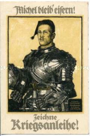 Werbepostkarte für Kriegsanleihen