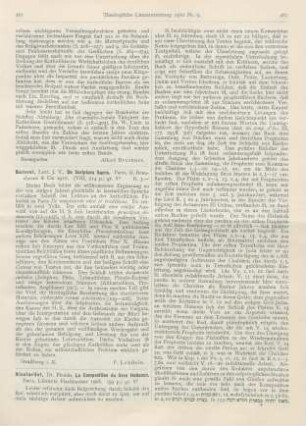 261-263 [Rezension] Nicolardot, Firmin, La Composition du livre Habacuc