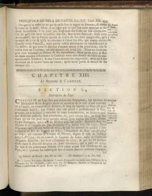 Chapitre XIII. Le Royaume de Camboje.