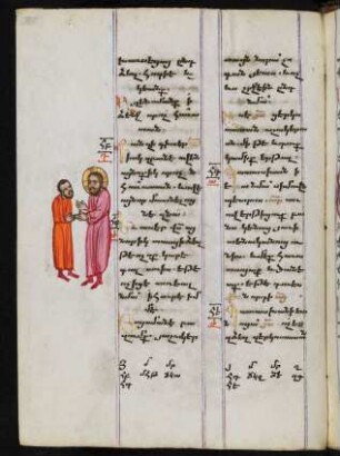 Christus mit einem Jünger
