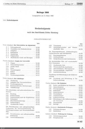 Hochschulgesetz