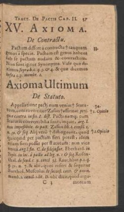 Axioma Ultimum De Statuto