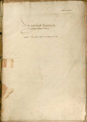 Bayrische Chronik, Bd. 8 - BSB Cgm 1580