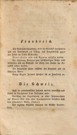 Nr.1 Metternich's Testament oder dessen politische Prophezeihungen der nächsten Zukunft