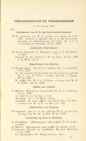 Veranderingen en Verbeteringen
