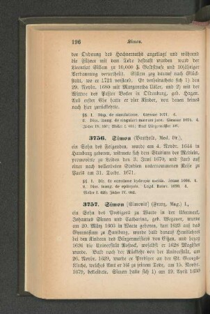 3756. Simon (Barthold, Med. Dr.)