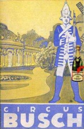 Programmheft des Zirkus Busch für das Jahr 1932