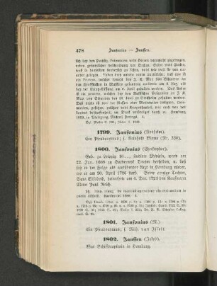 1800. Jansonius (Christopher).