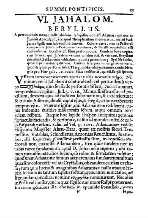 VI. JAHALOM.