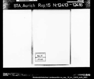 Weltliche Angelegenheiten der Kirchengemeinden (Kirchenbeiträge, Neubauten und Reparaturen, Friedhöfe): Rorichum