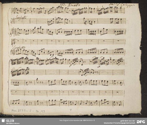 La vittoria d'Imeneo - Mus.2973-F-36,13 : S (2), strings, bc