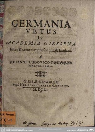 Germania vetus