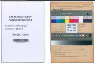 Entnazifizierung Albert Breuer , geb. 14.09.1895 (Klempner)