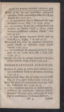 Dissertationes Iuridicae