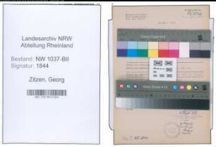 Entnazifizierung Georg Zitzen , geb. 18.01.1884 (Korbmacher)