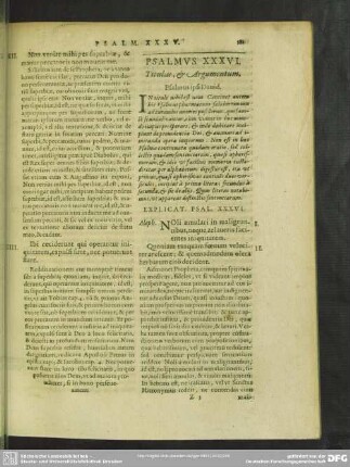 Psalmus XXXVI