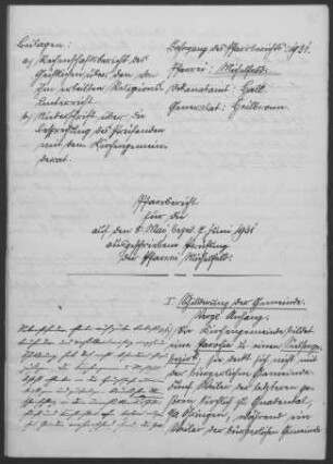Michelfeld: Pfarrbericht 1931