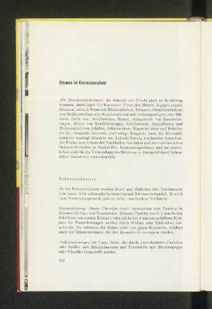 Bitumen im Korrosionsschutz