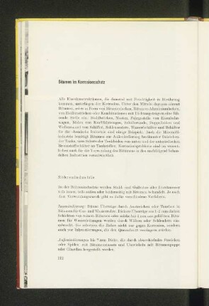 Bitumen im Korrosionsschutz