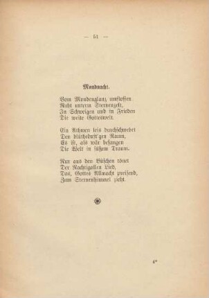 Mondnacht