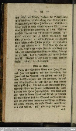 Bitte an Gott