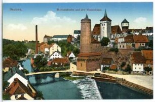 Bautzen. Michaelskirche und alte Wasserkunst