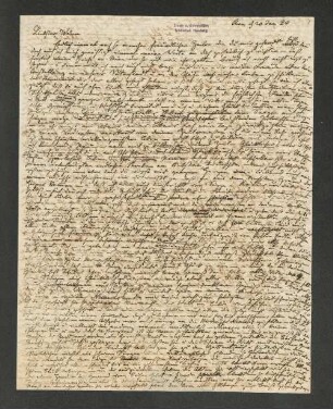 Brief an Christian Friedrich Wurm