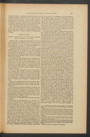 Capítulo XIV. - Donde el lector podrá, sin fatigarse, recorrer cuatro ciudades en una sola.