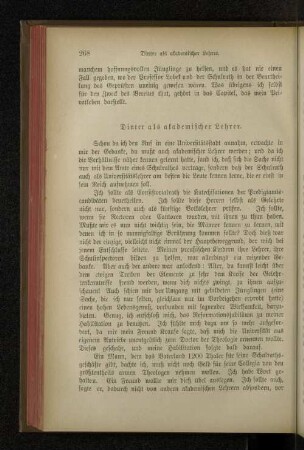 Dinter als akademischer Lehrer.