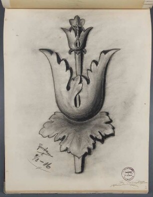 Stilisierte Blüte